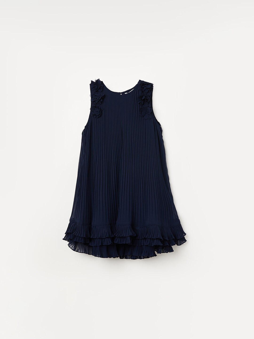 

Fame Forever by Lifestyle Girls Sleeveless Corsage Detail A-Line Dress, Blue