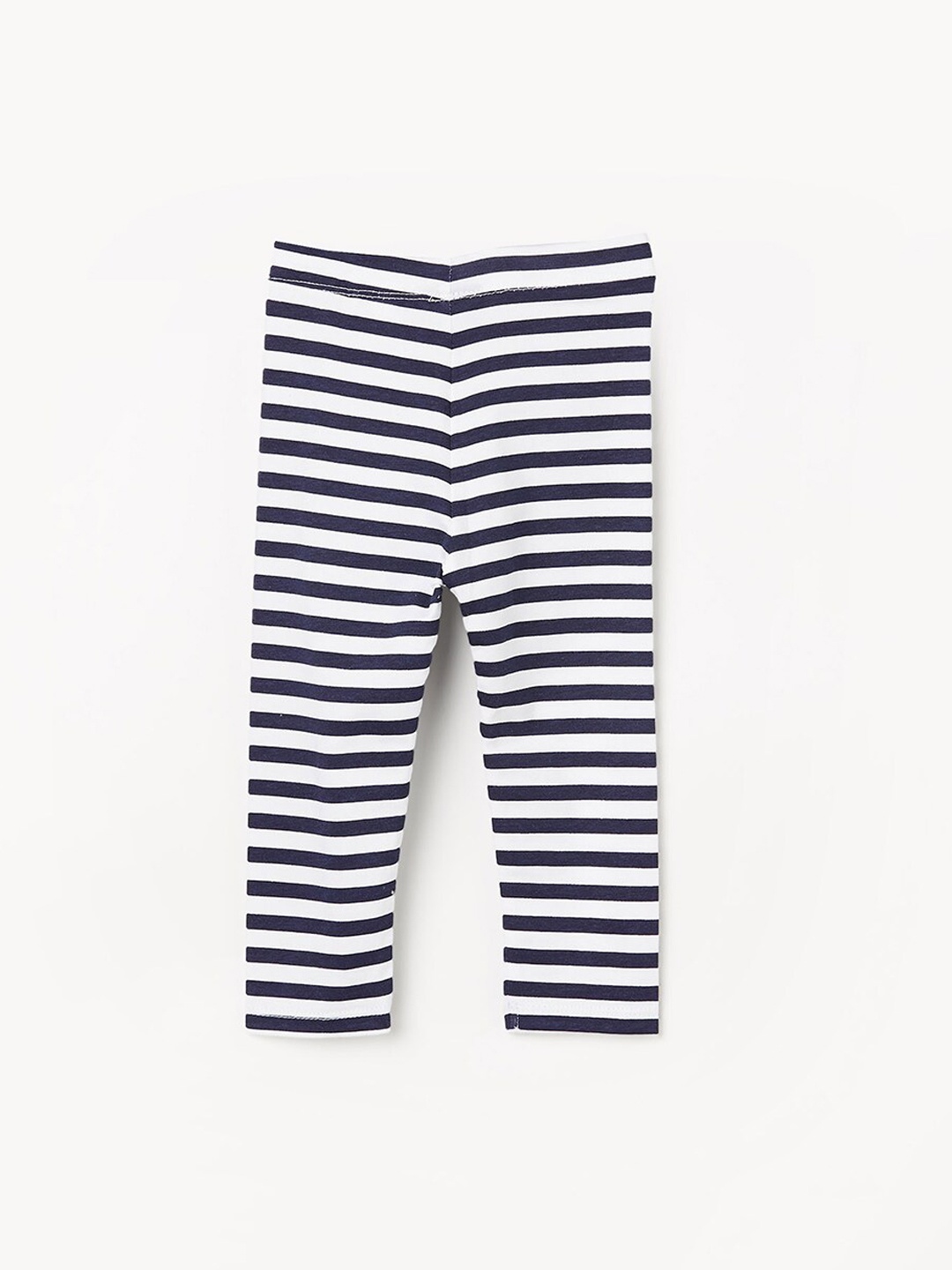 

Juniors by Lifestyle Girls Striped Ankle Length Leggings, Navy blue