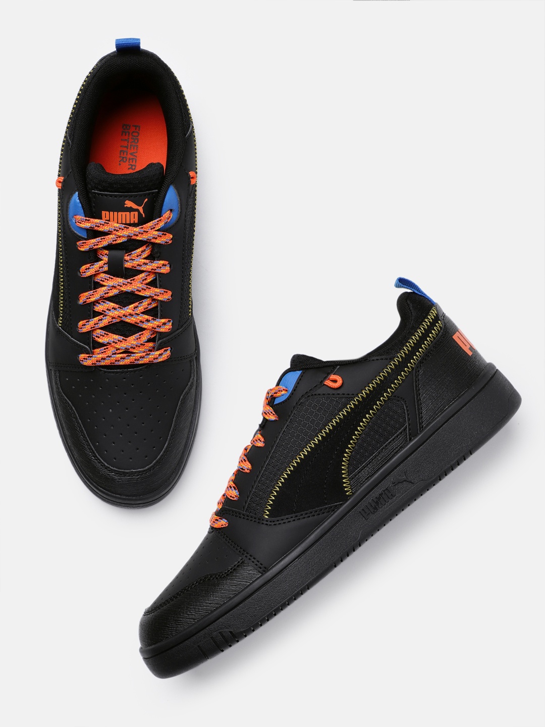 

Puma Unisex Rebound v6 Sneakers, Black