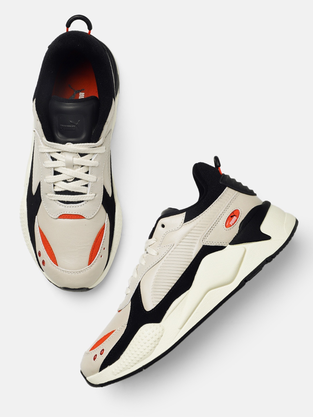 

Puma Unisex RS-X Forward History Leather Sneakers, Off white