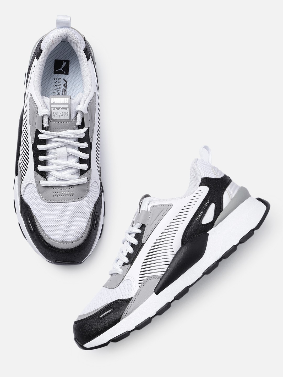 

Puma Unisex Colourblocked Sneakers, White