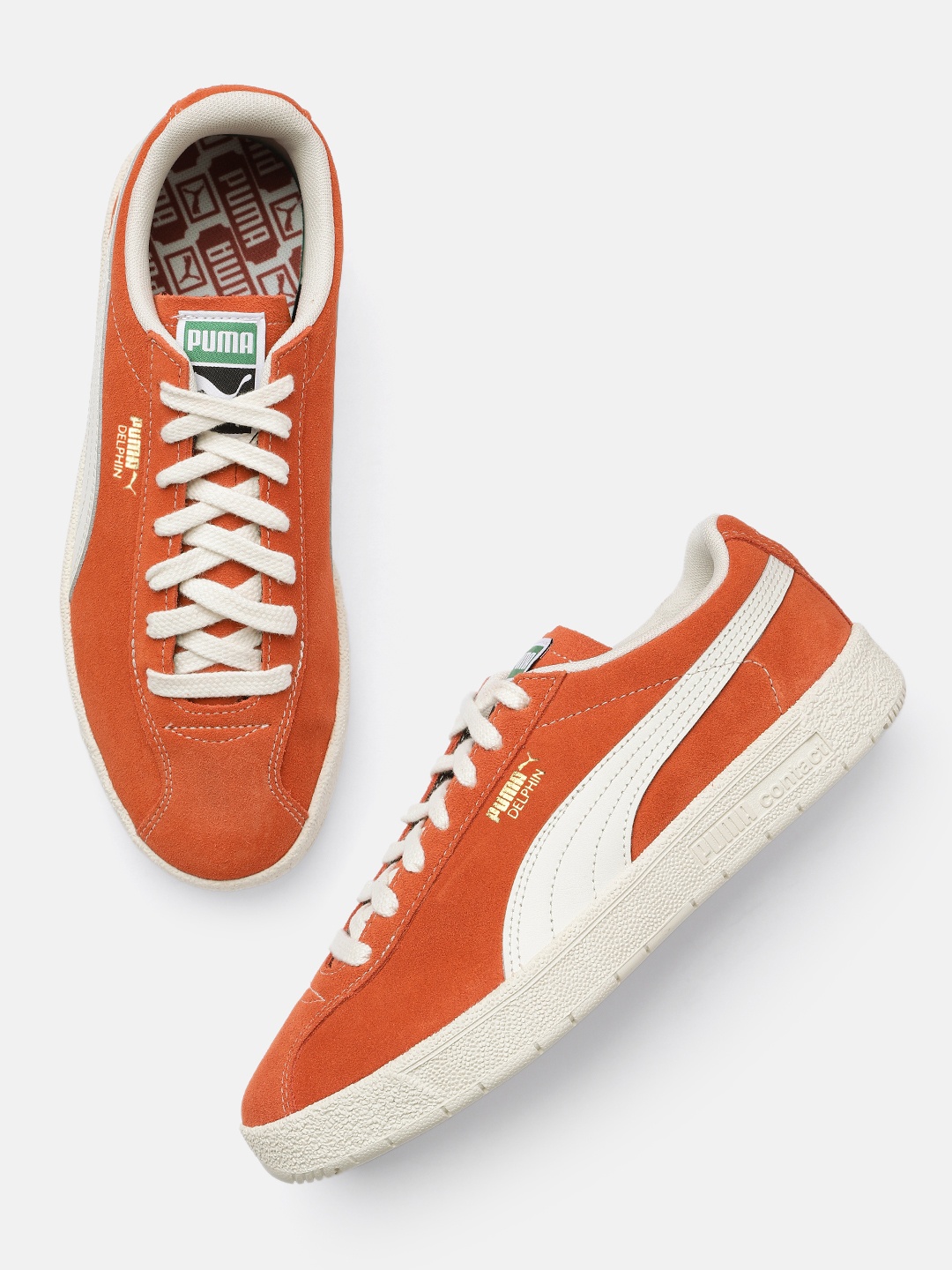 

Puma Unisex Suede Sneakers, Orange