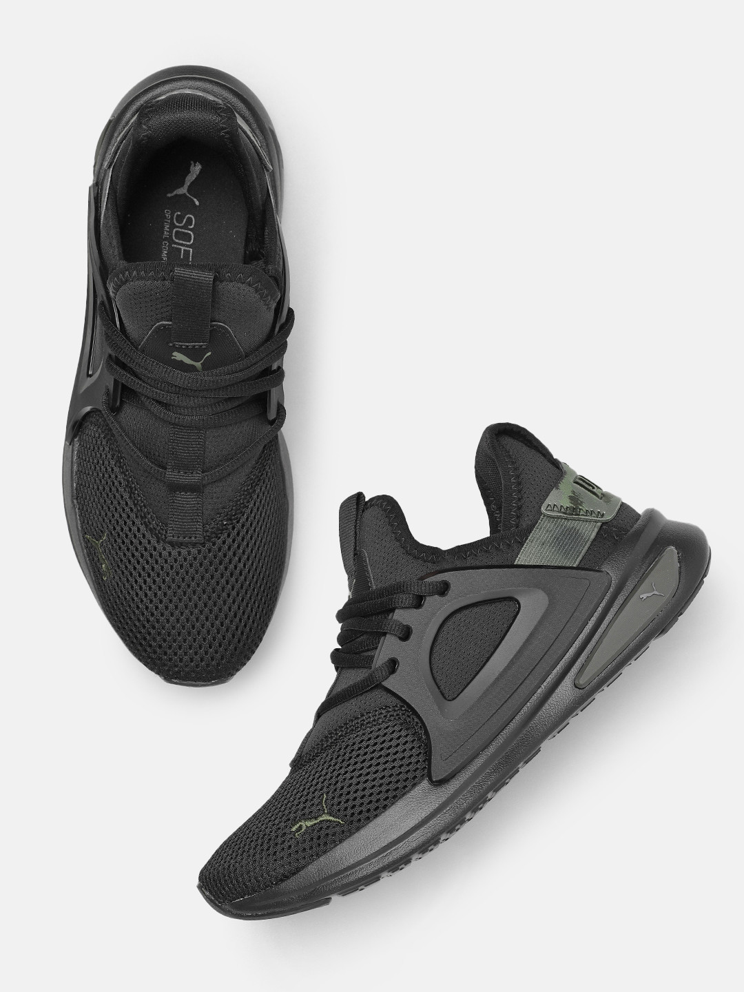 

Puma Unisex Softride Enzo Evo Digi Camo Running Shoes, Black