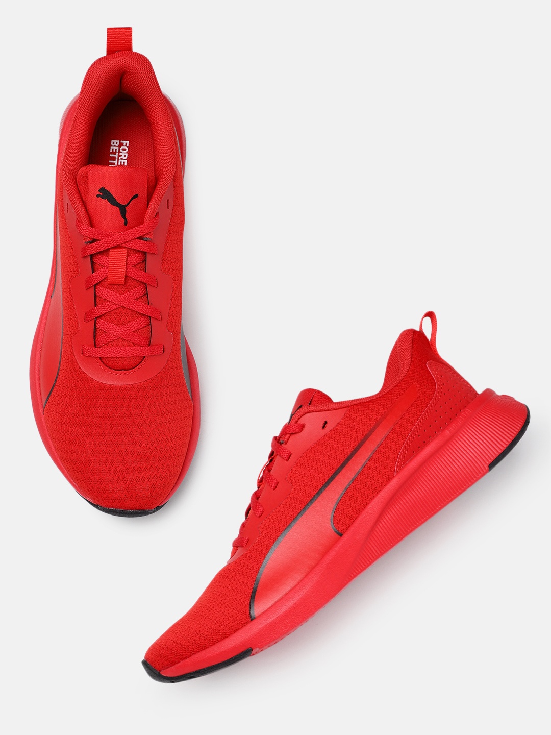 

Puma Unisex Flyer Lite Running Shoes, Red