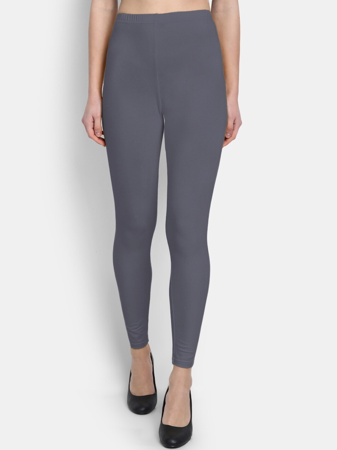 

SUTI Cotton Ankle Length Leggings, Grey