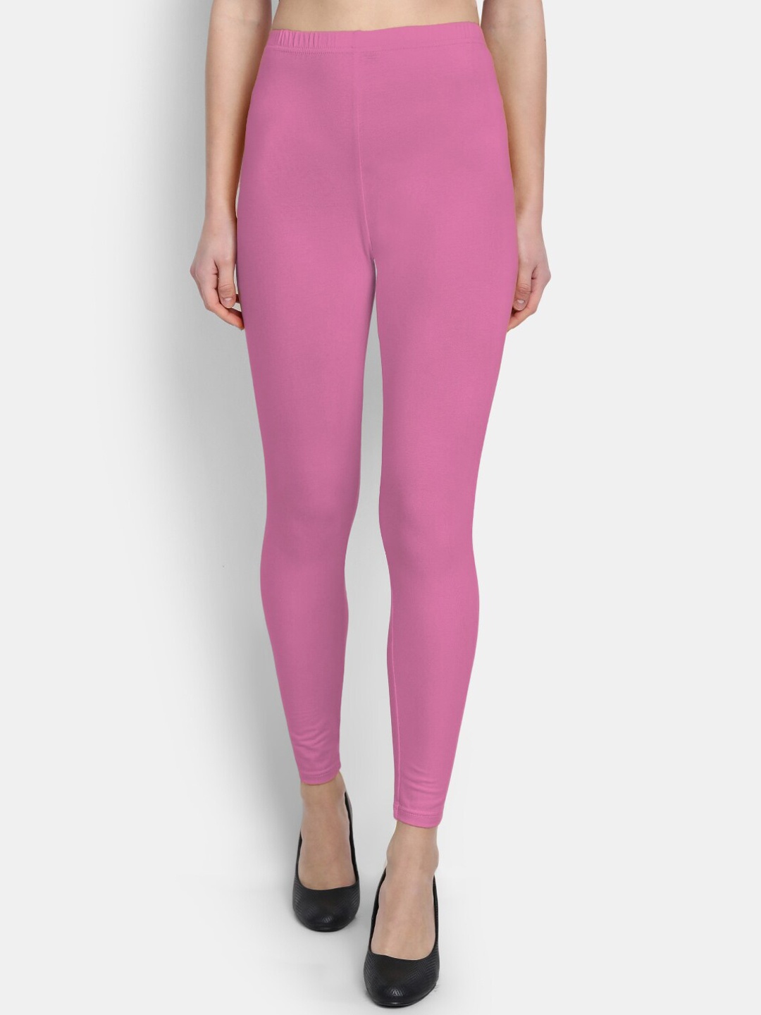 

SUTI Cotton Ankle Length Leggings, Pink