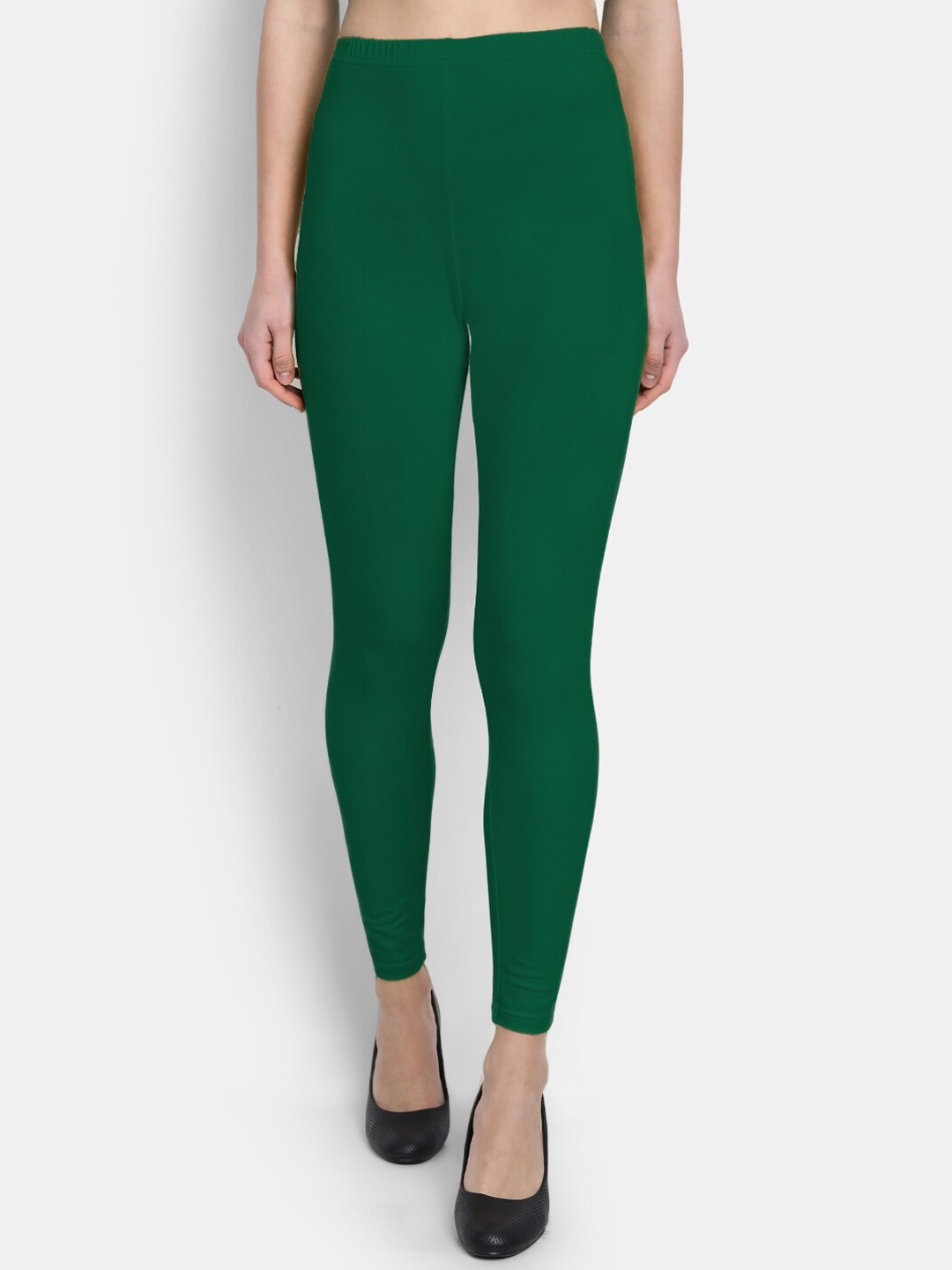

SUTI Cotton Ankle Length Leggings, Green