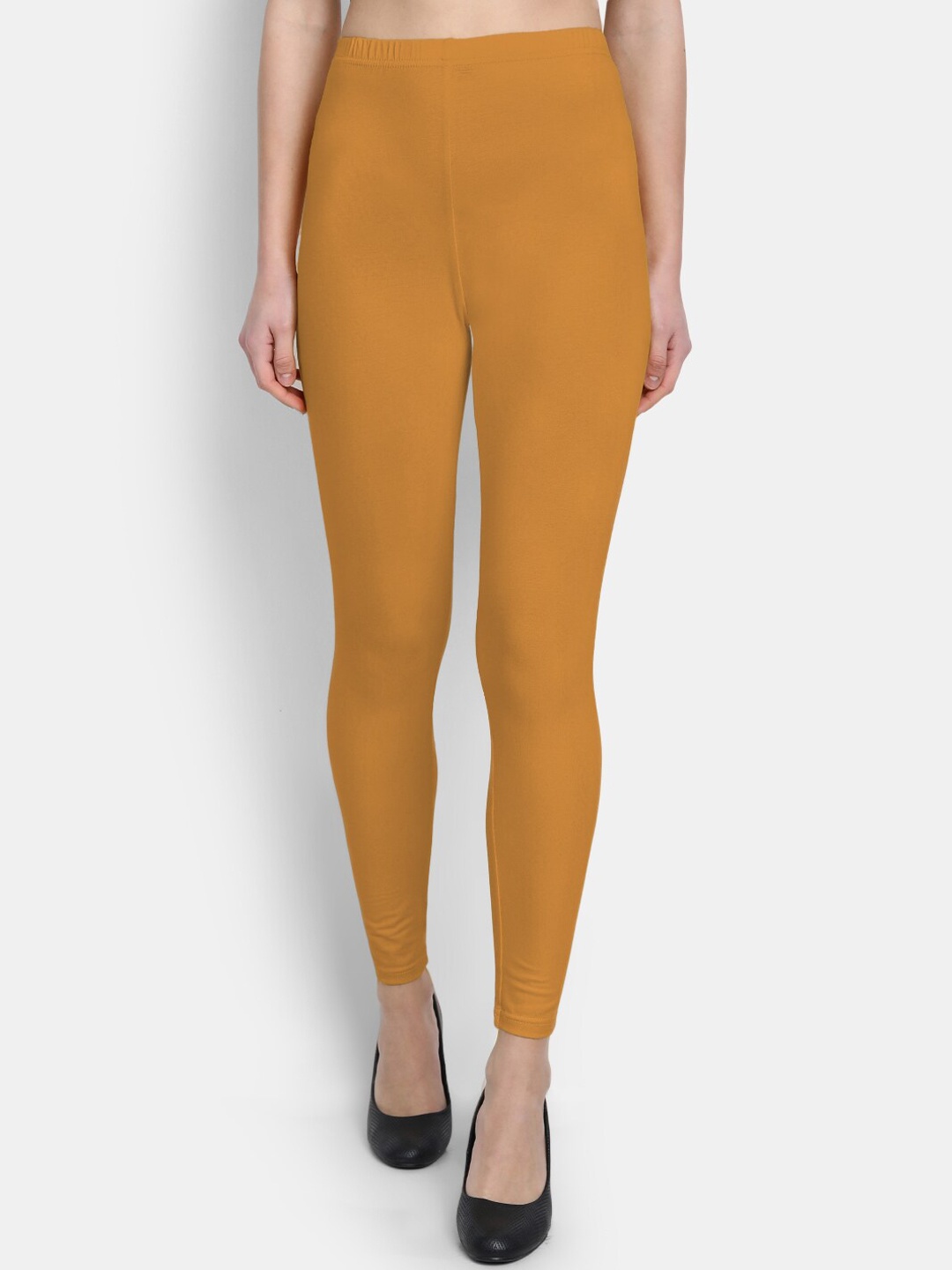 

SUTI Cotton Ankle Length Leggings, Orange