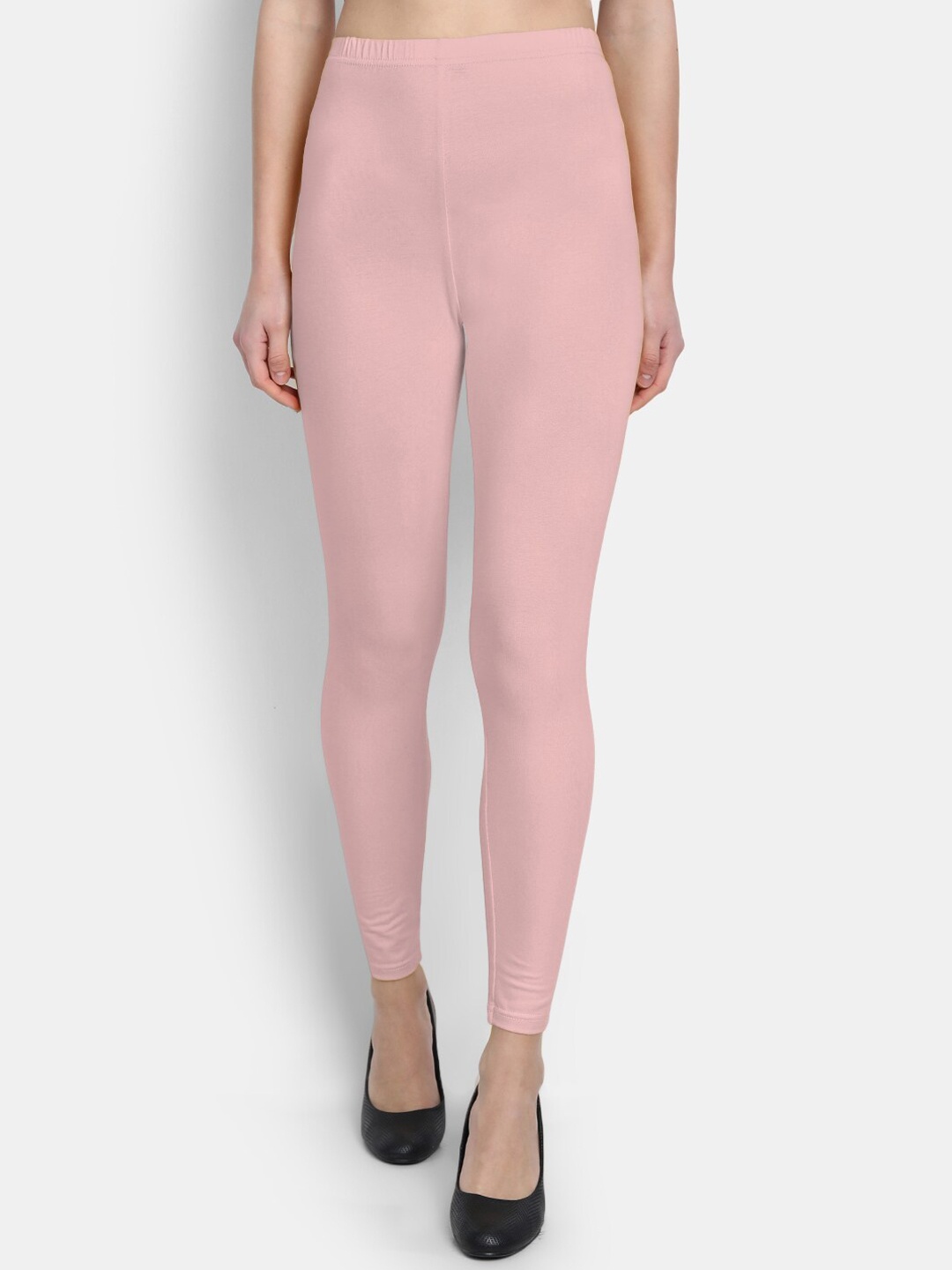 

SUTI Cotton Ankle Length Leggings, Peach