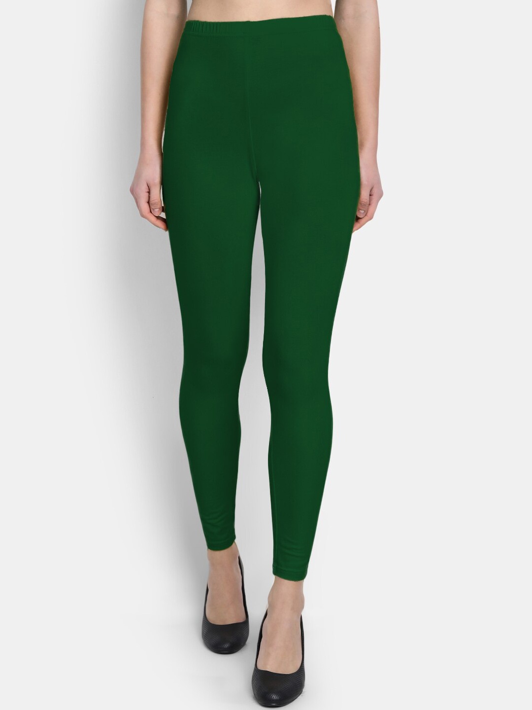 

SUTI Cotton Ankle Length Leggings, Green