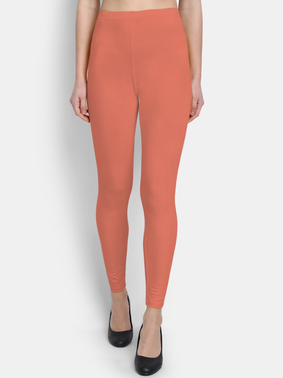 

SUTI Cotton Ankle Length Leggings, Peach