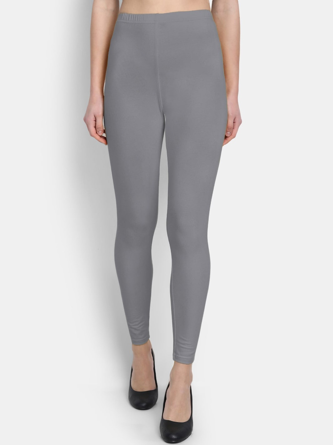 

SUTI Cotton Ankle Length Leggings, Grey