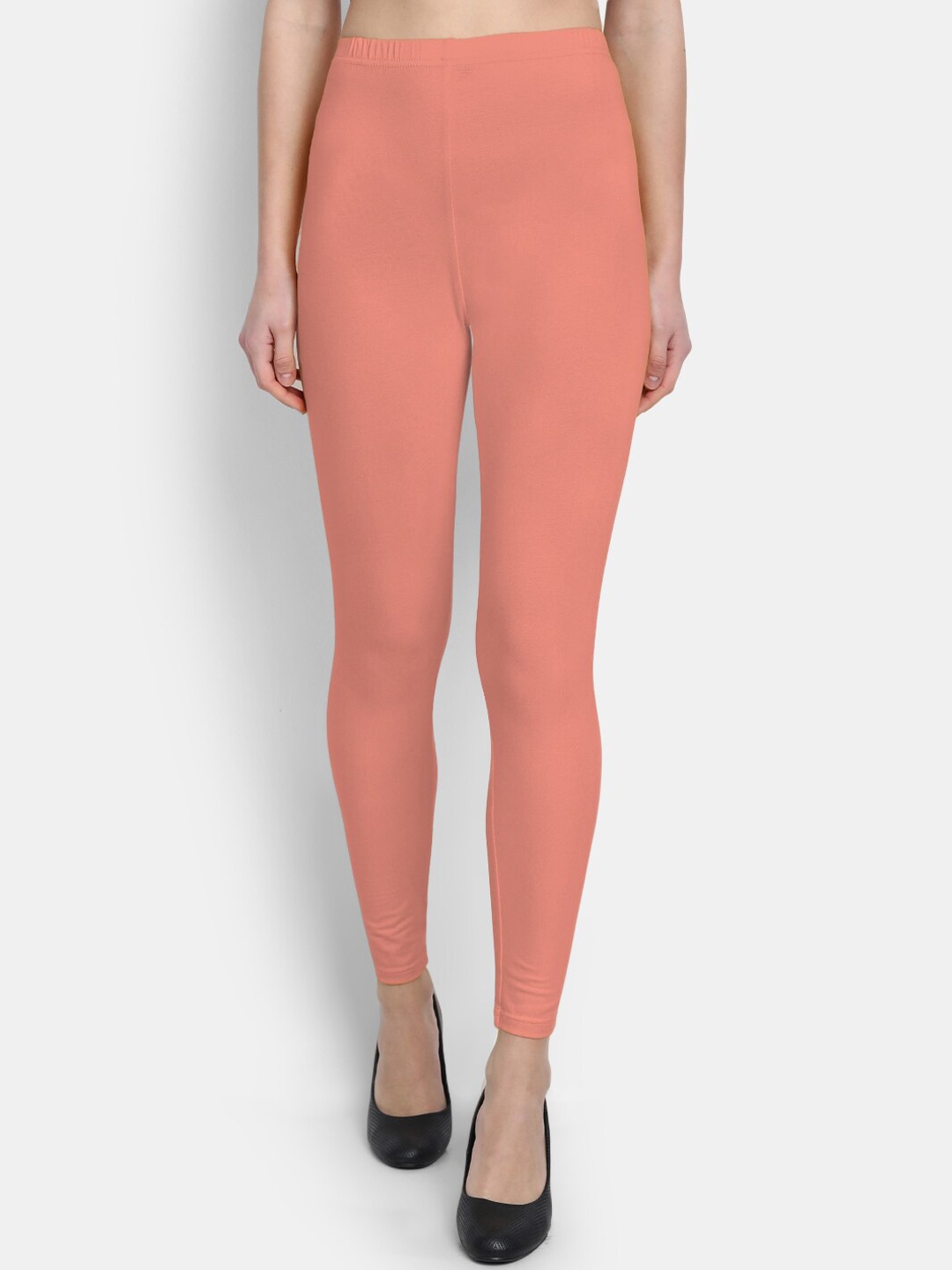 

SUTI Cotton Ankle Length Leggings, Orange
