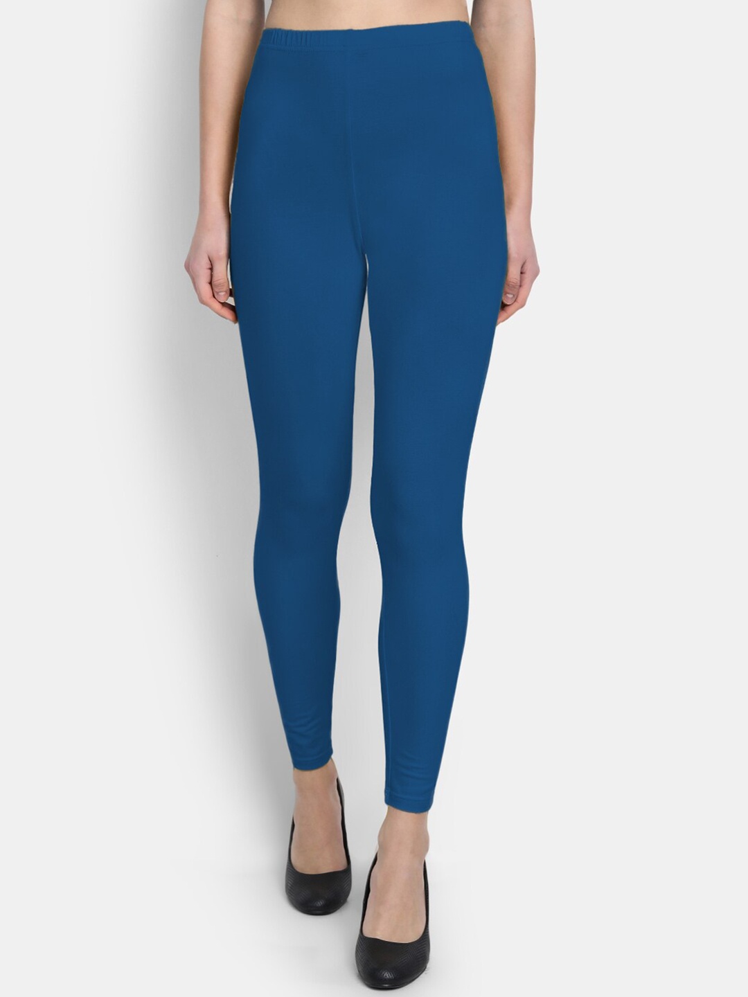 

SUTI Cotton Ankle Length Leggings, Blue