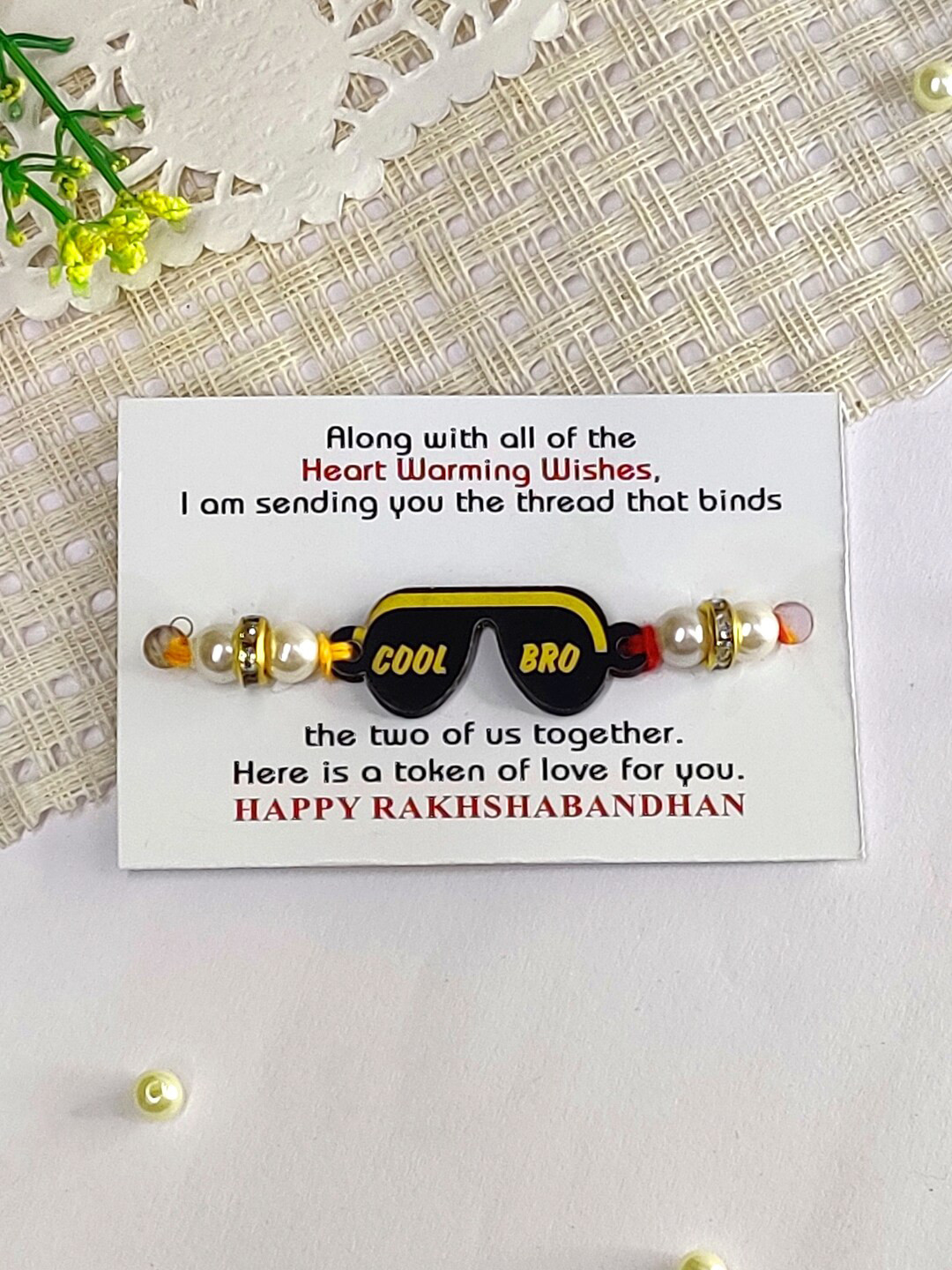 

The Magic Wand Cool Bro Charm Rakhi, Black