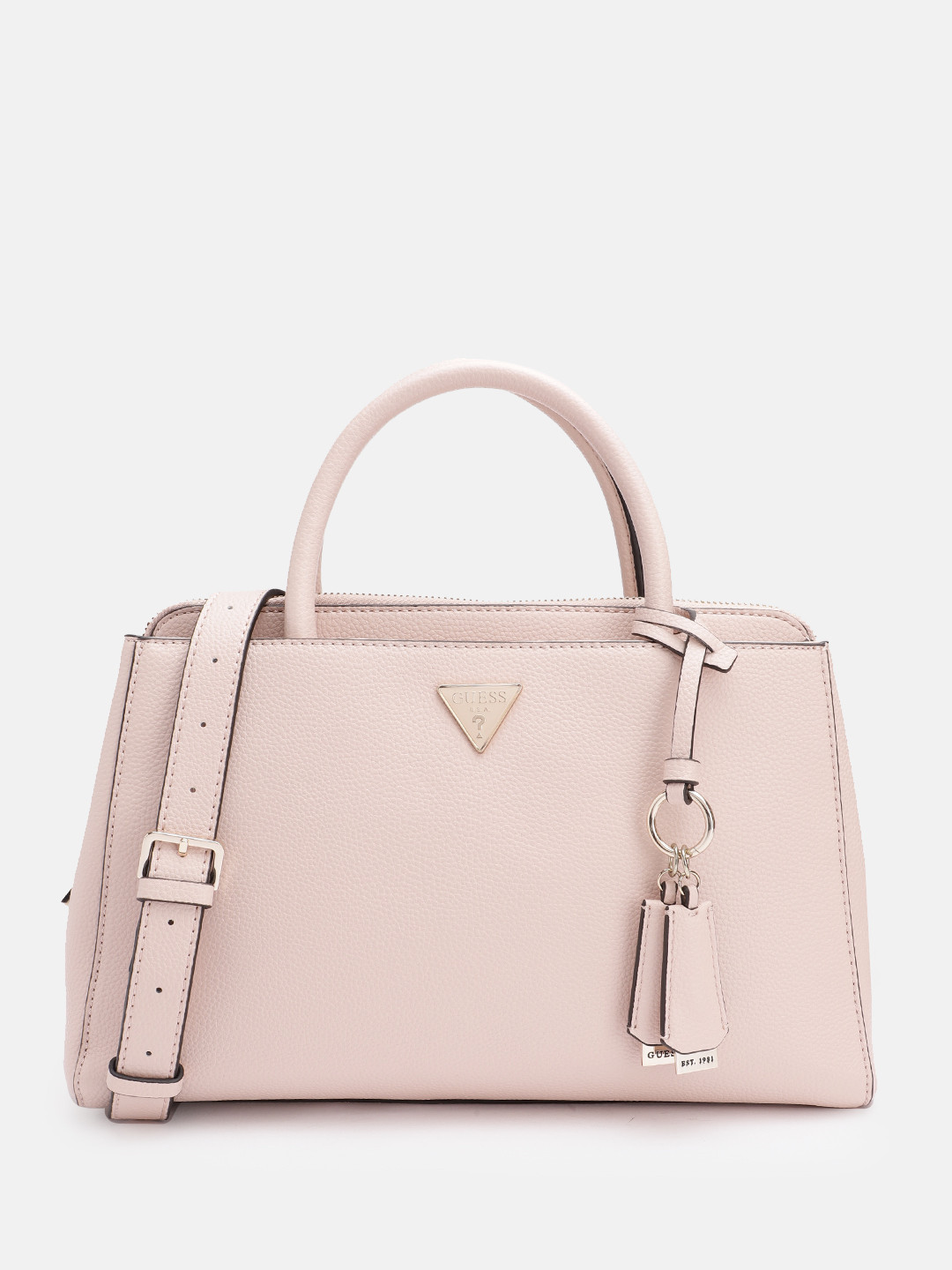 

GUESS Structured Handheld Bag, Pink