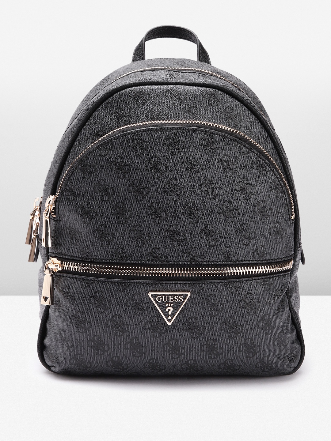 

GUESS Women Brand Logo Printed Backpack, Black