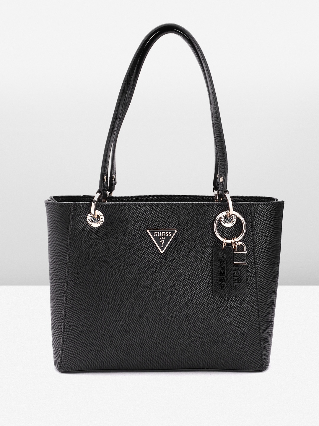 

GUESS Structured Shoulder Bag, Black