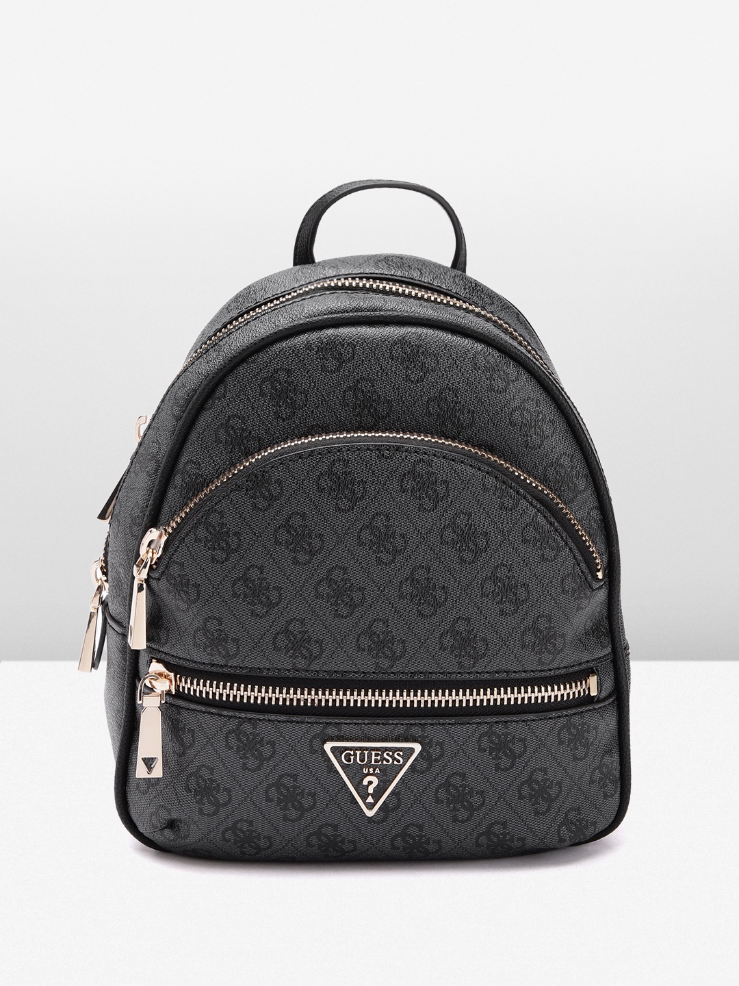 

GUESS Women Brand Logo Printed Backpack, Black