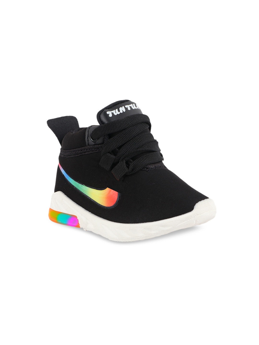 

AMAEZO Kids Lightweight LED Sneakers, Black