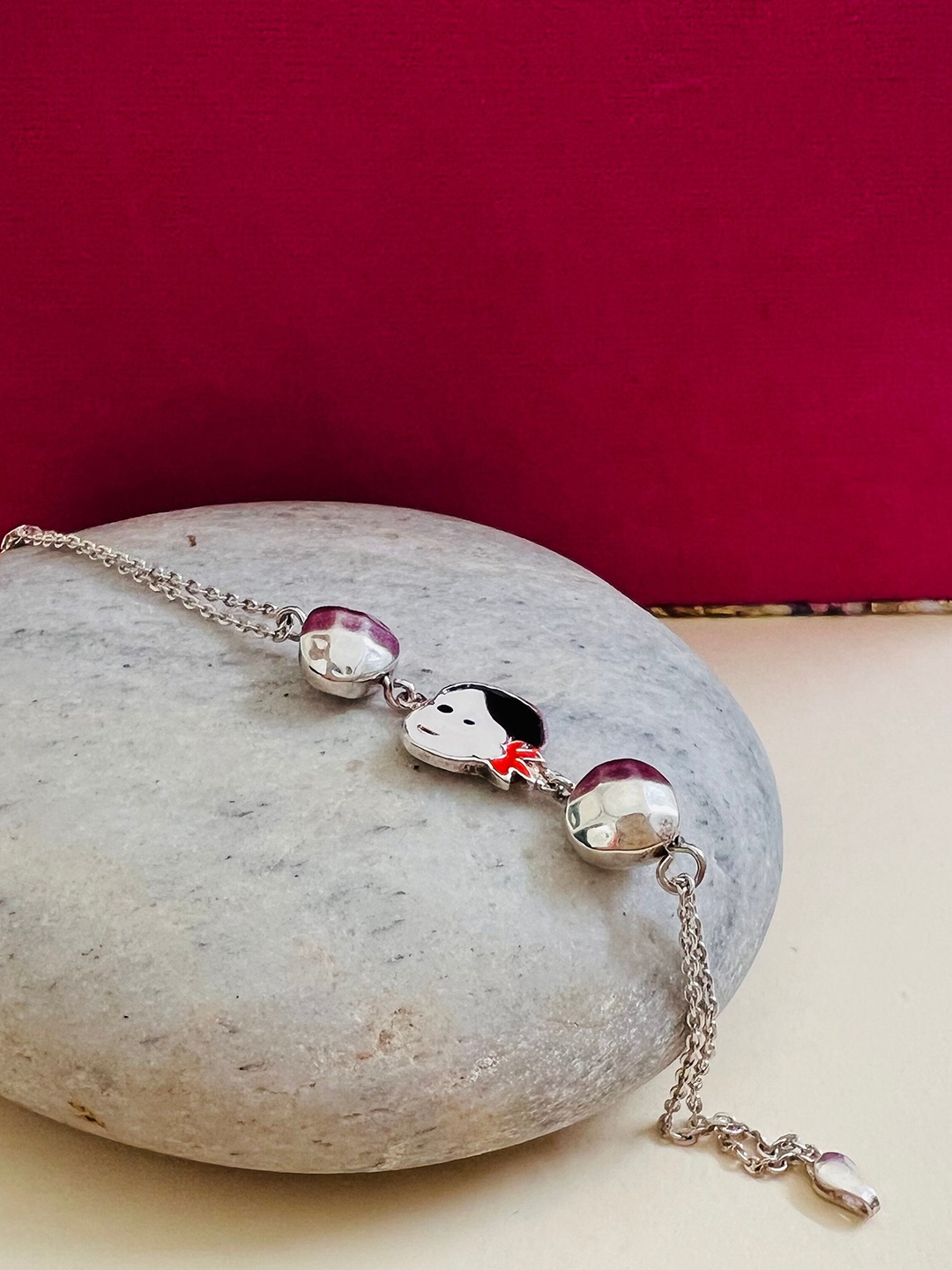 

Arte Jewels Girls 925 Sterling Silver Doll Initial Bracelet
