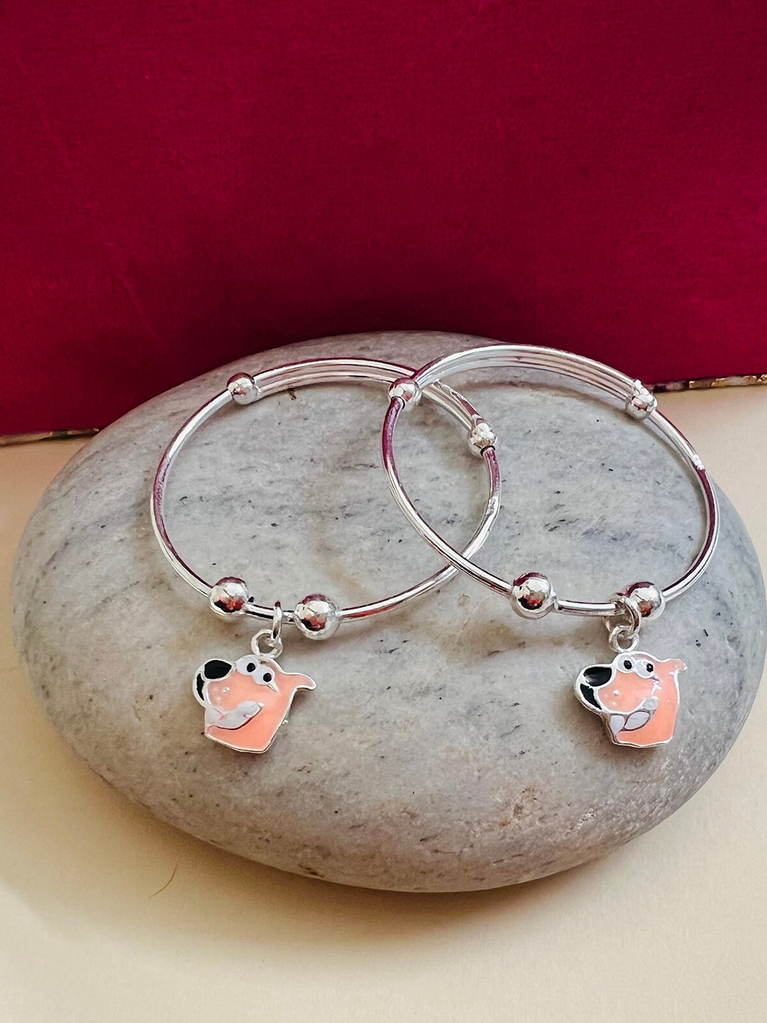 

Arte Jewels Kids 925 Sterling Silver Bangle