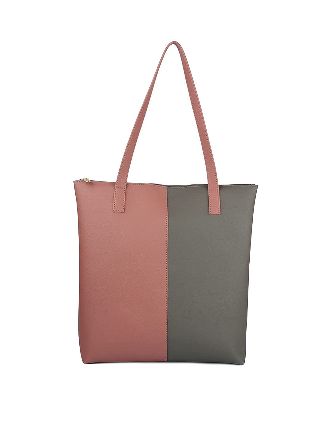 

Style Shoes Colourblocked Structured Shoulder Bag, Brown