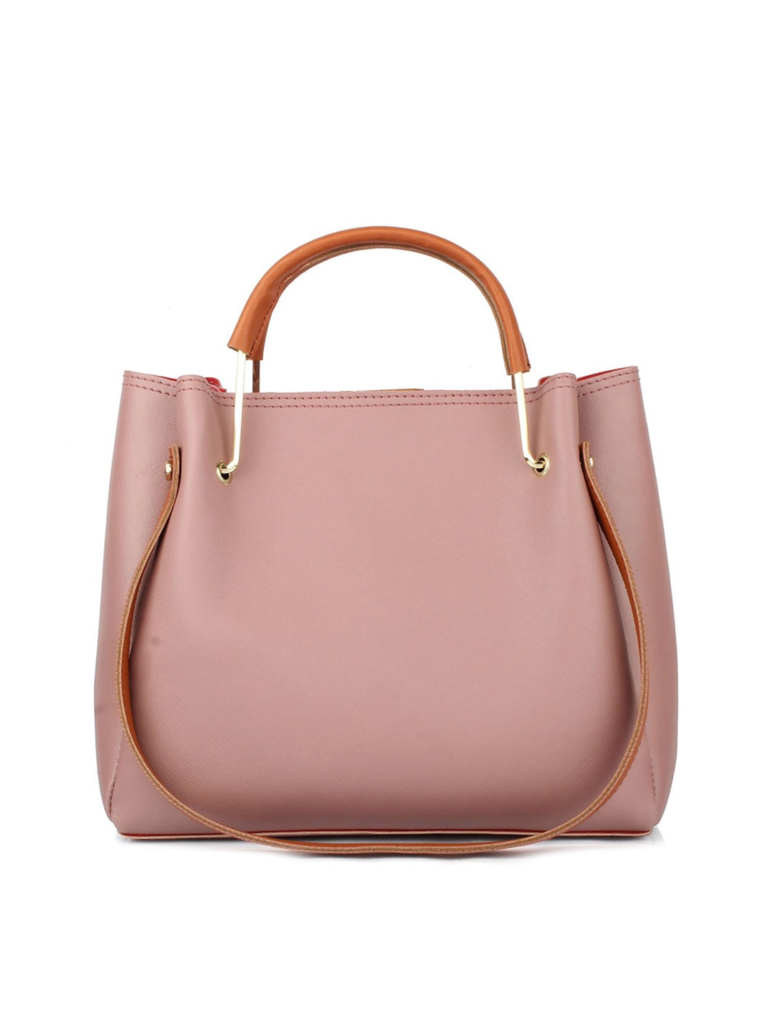 

Style Shoes Structured Handheld Bag, Pink