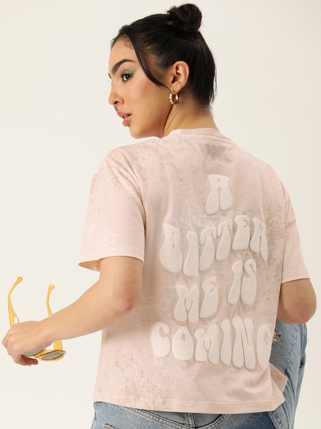 

Kook N Keech Women Typography Printed T-shirt, Pink