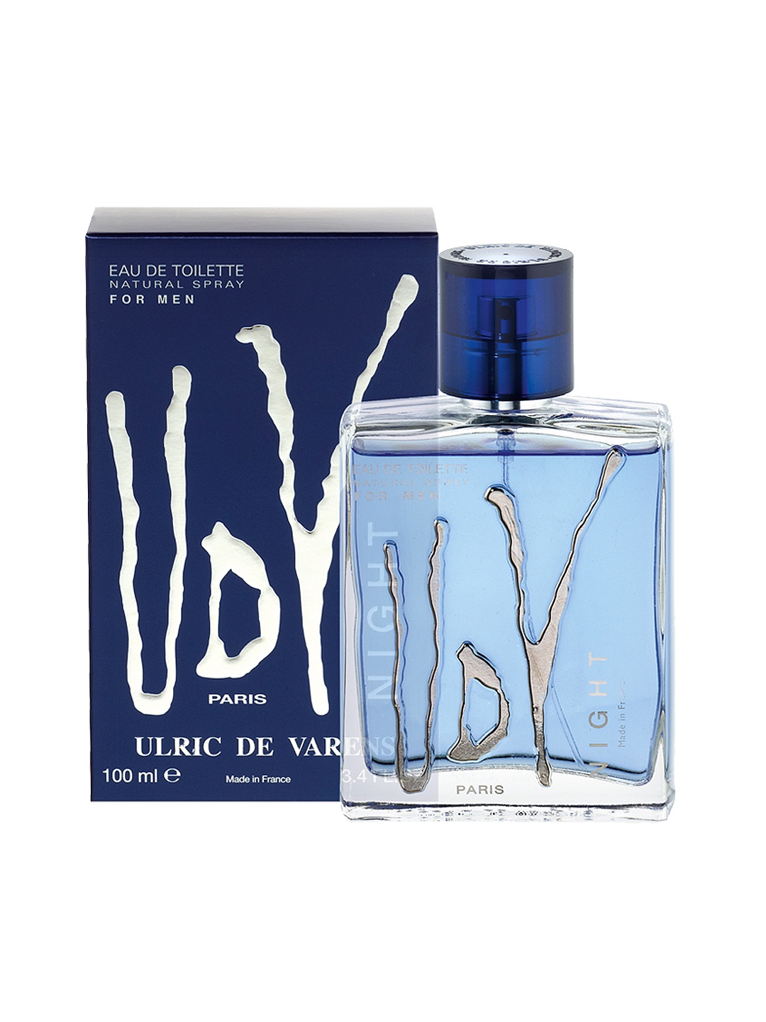 

ULRIC DE VARENS Men Night Eau de Toilette 100 ml, Blue