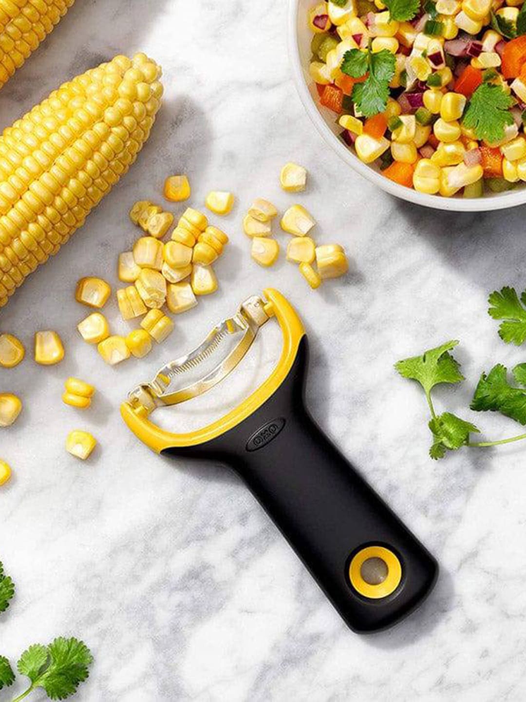

OXO Black & Yellow Good Grips Stainless Steel Corn Prep Peeler