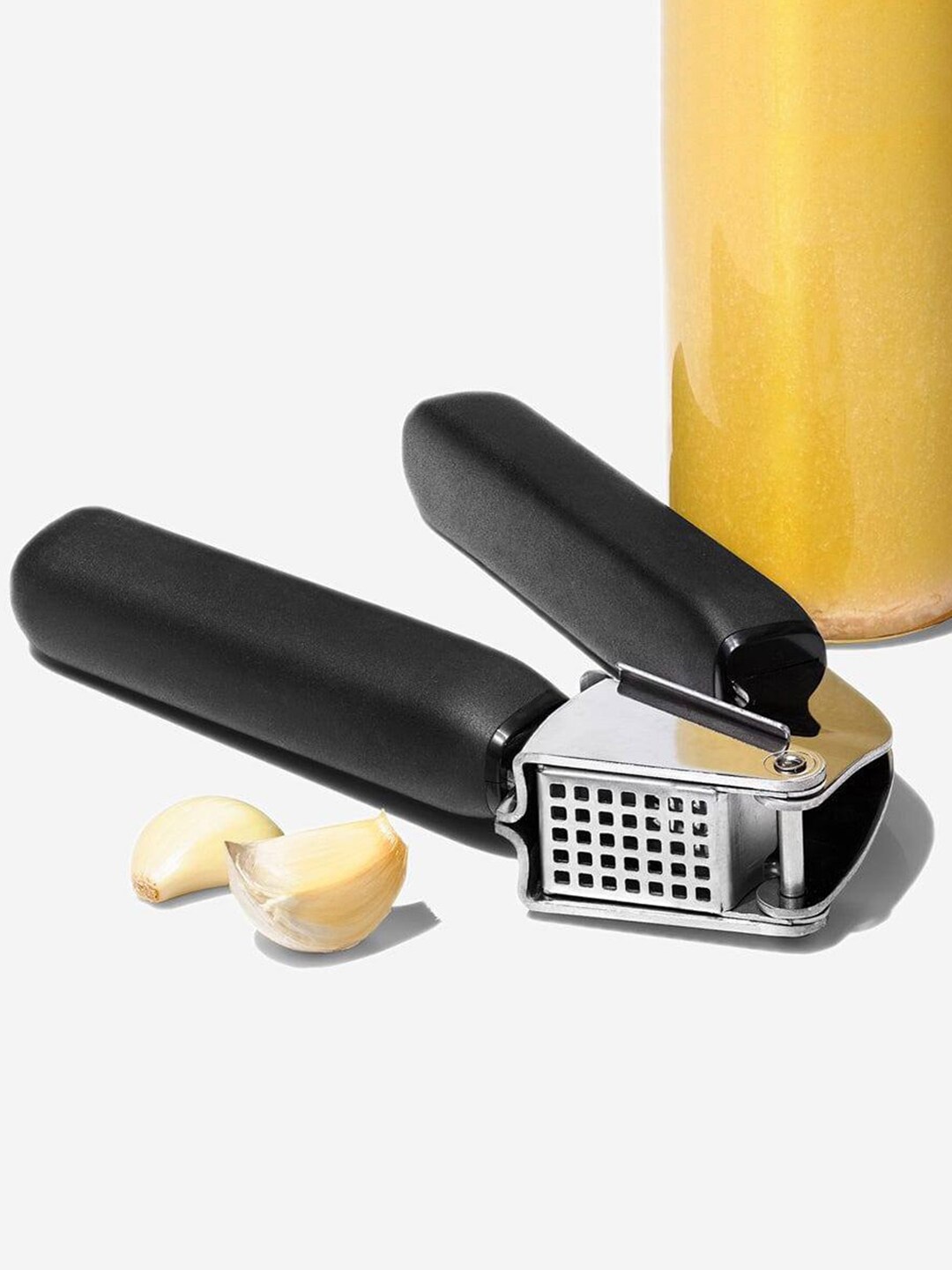 

OXO Black Good Grips Stainless Steel Garlic Press