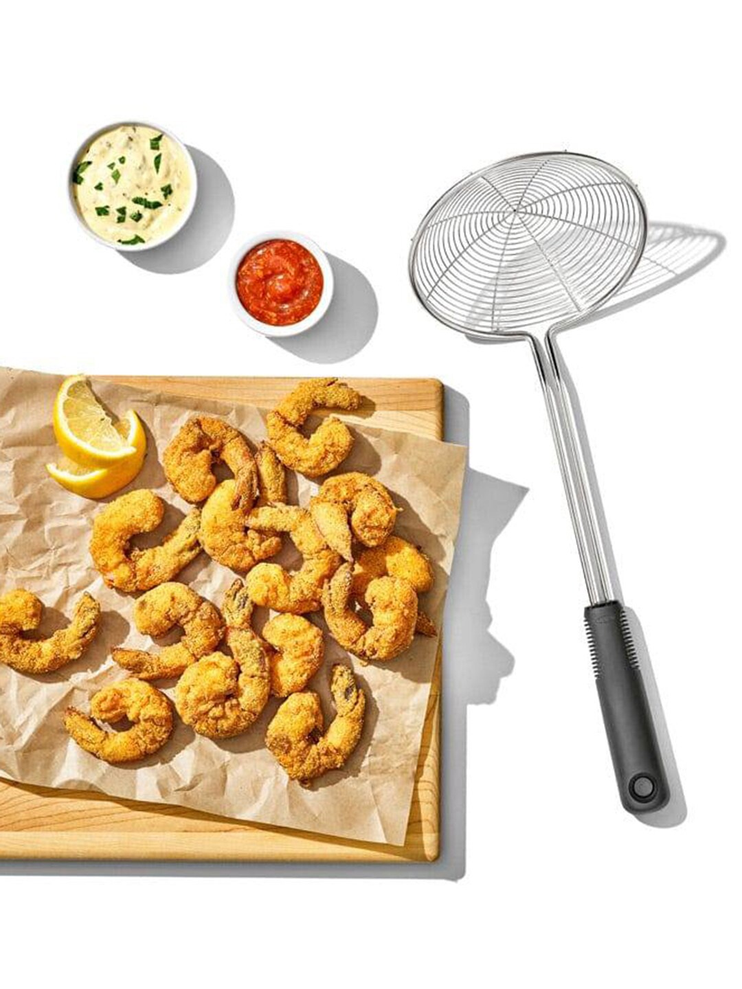 

OXO Steel Good Grips Scoop and Strain Skimmer