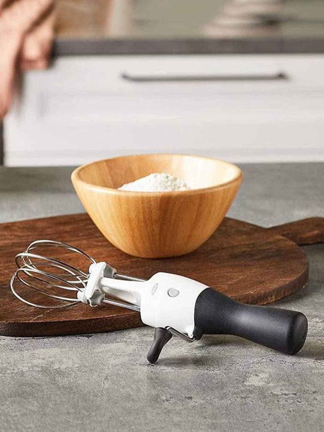 

OXO Good Grips Black & White Dishwasher Safe Stainless Steel Whisk