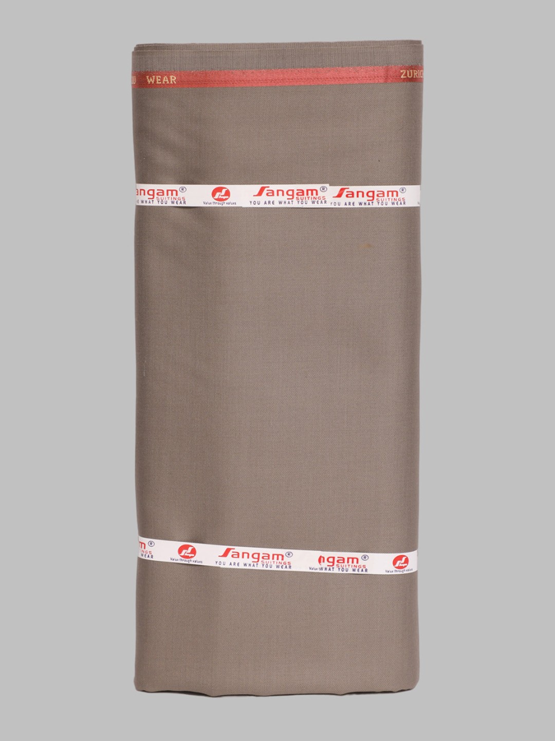

SANGAM Men Unstitched Trouser Clothing Fabric, Brown