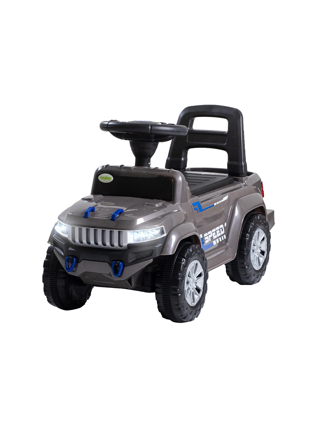 

BAYBEE Kids Car With Storage Basket, Grey