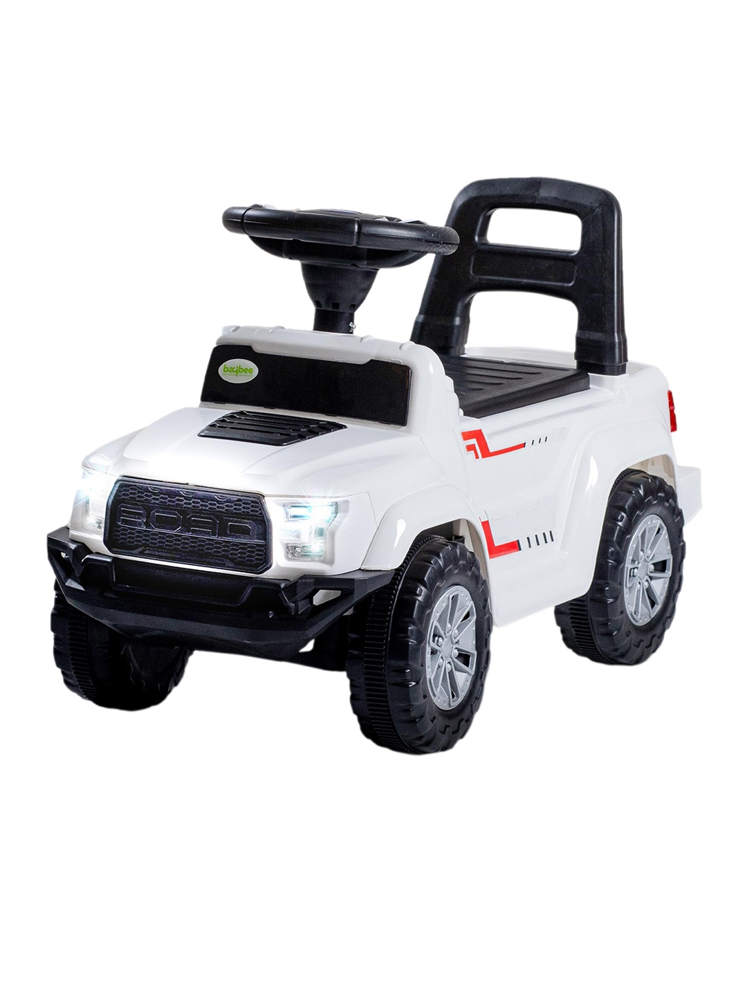 

BAYBEE Kids Jeep With Music & LED Light, White