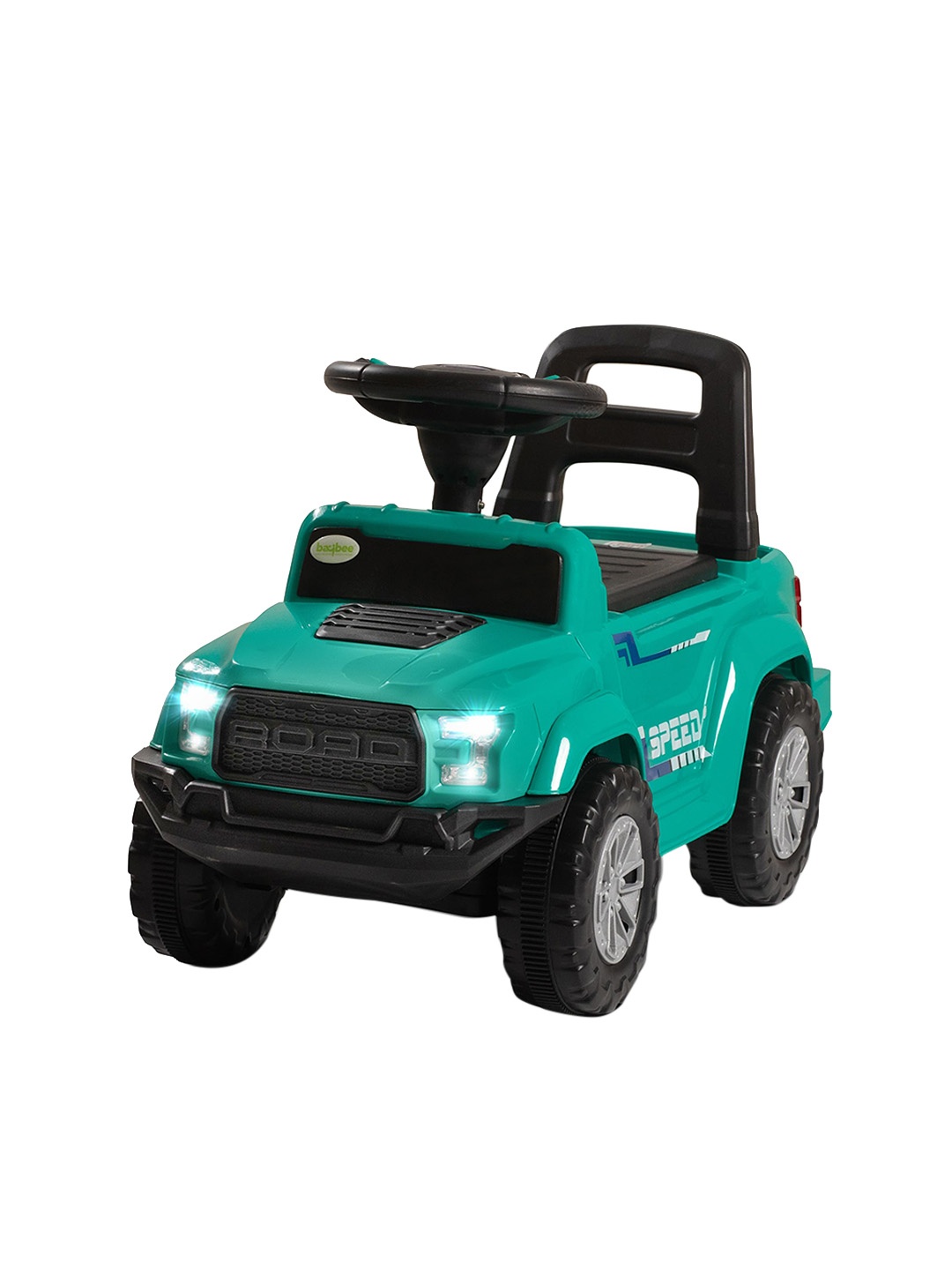 

BAYBEE Ride On Toy Jeep With Music & Led, Green