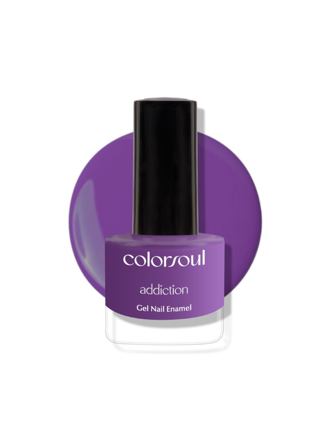

Colorsoul Addiction Long Lasting Gel Nail Enamel 8ml - Lilac Love A25, Purple