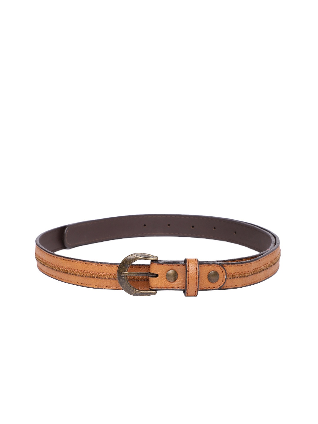 

Baggit Women Textured Belt, Mustard