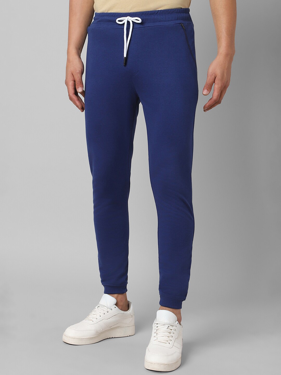 

People Men Blue Mid Rise Joggers