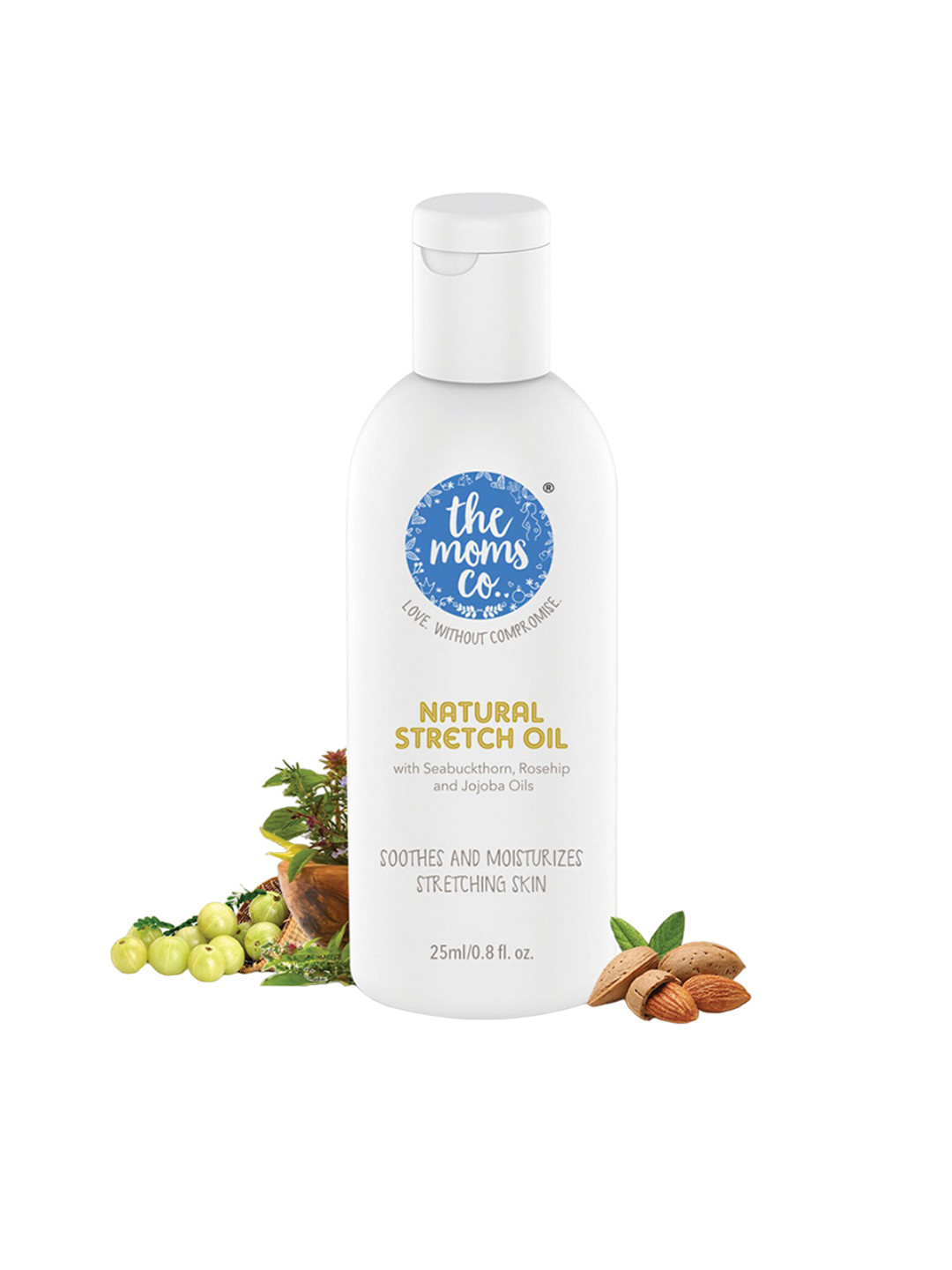 

The Moms Co. Natural Stretch Oil With Seabuckthorn & Jojoba Oil - 25ml, White