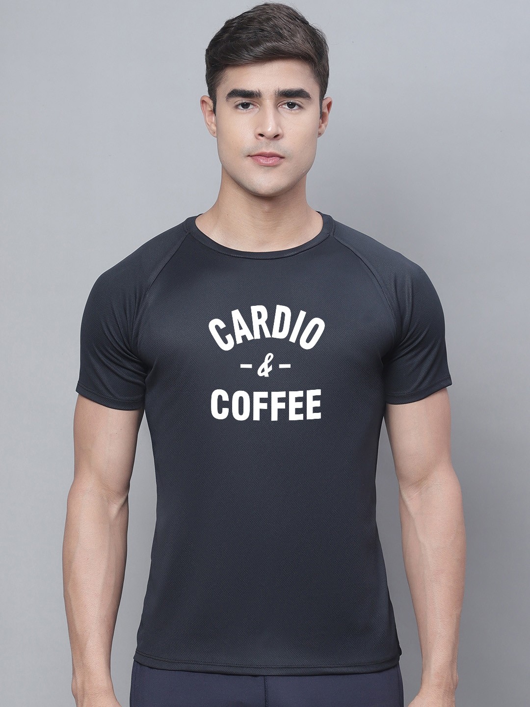 

Friskers Typography Printed Raglan Sleeves Slim Fit T-shirt, Black