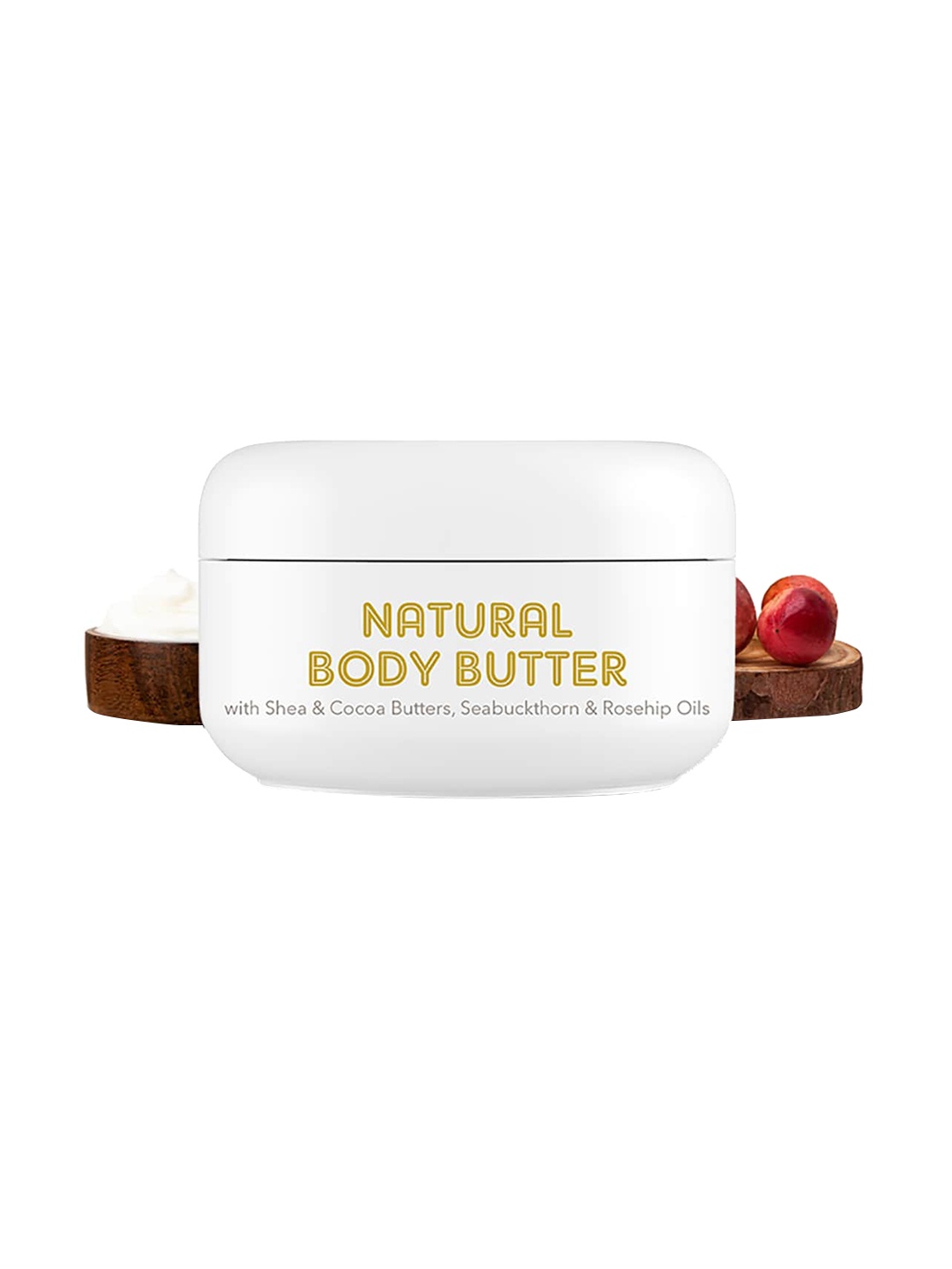 

The Moms Co. Natural Body Butter with Shea Butter & Rosehip Oil - 15 g, White