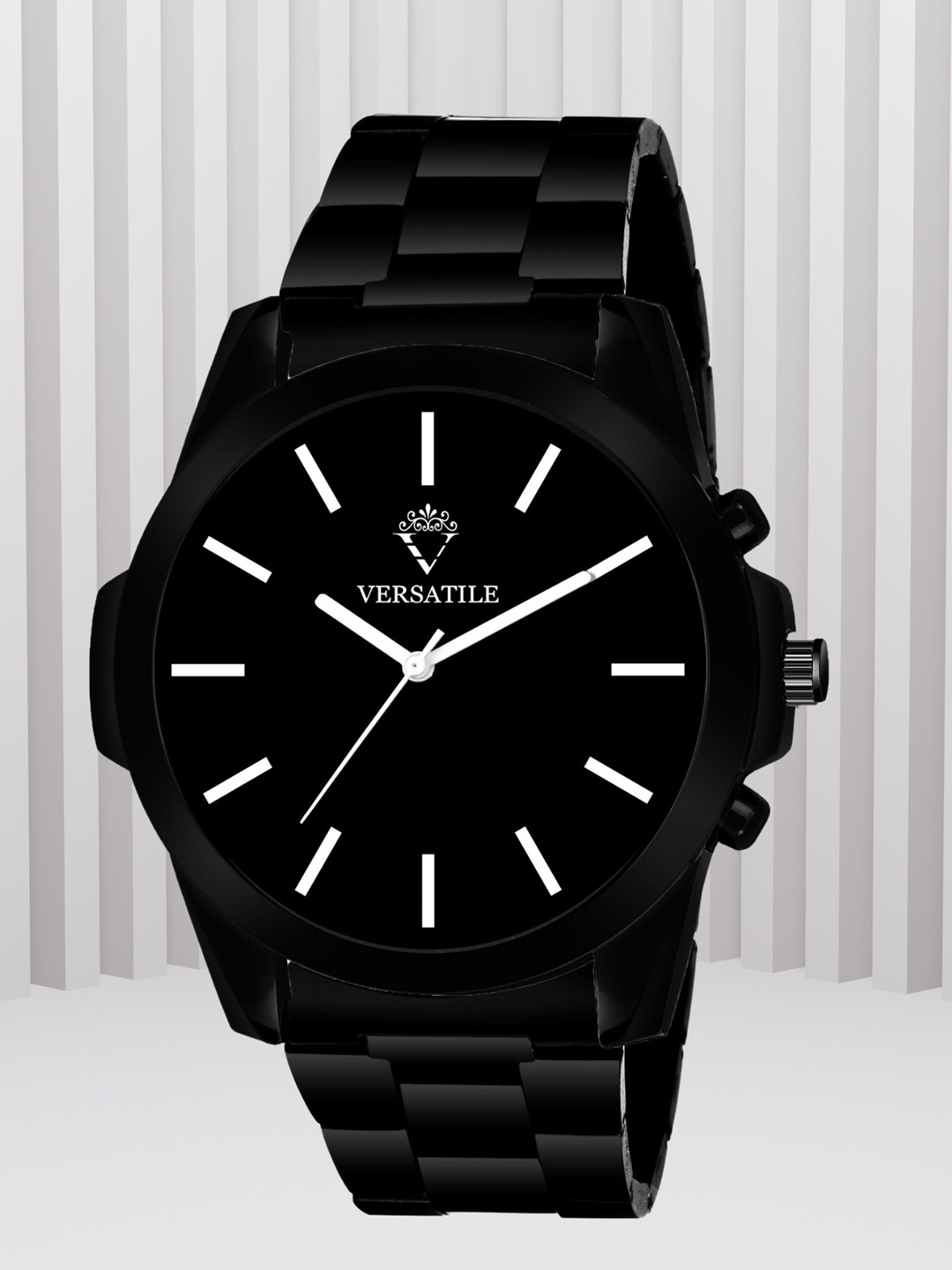 

Versatile Men Dial & Bracelet Style Straps Analogue Watch Raina, Black