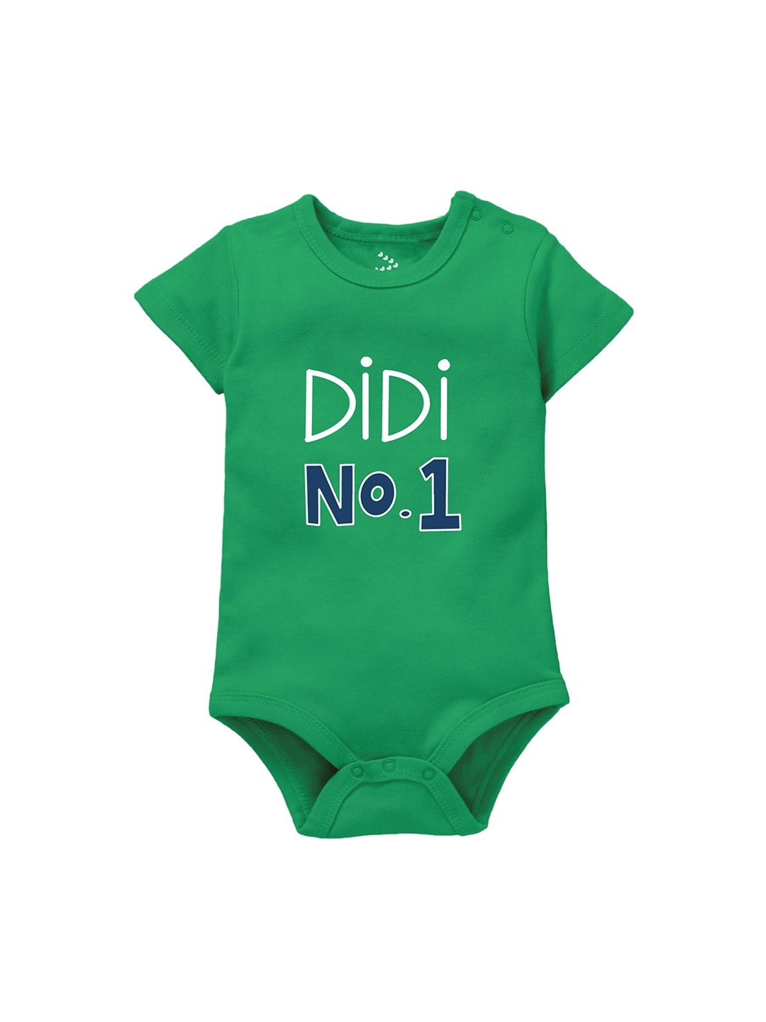 

Zeezeezoo Infants Printed Pure Cotton Bodysuit, Green