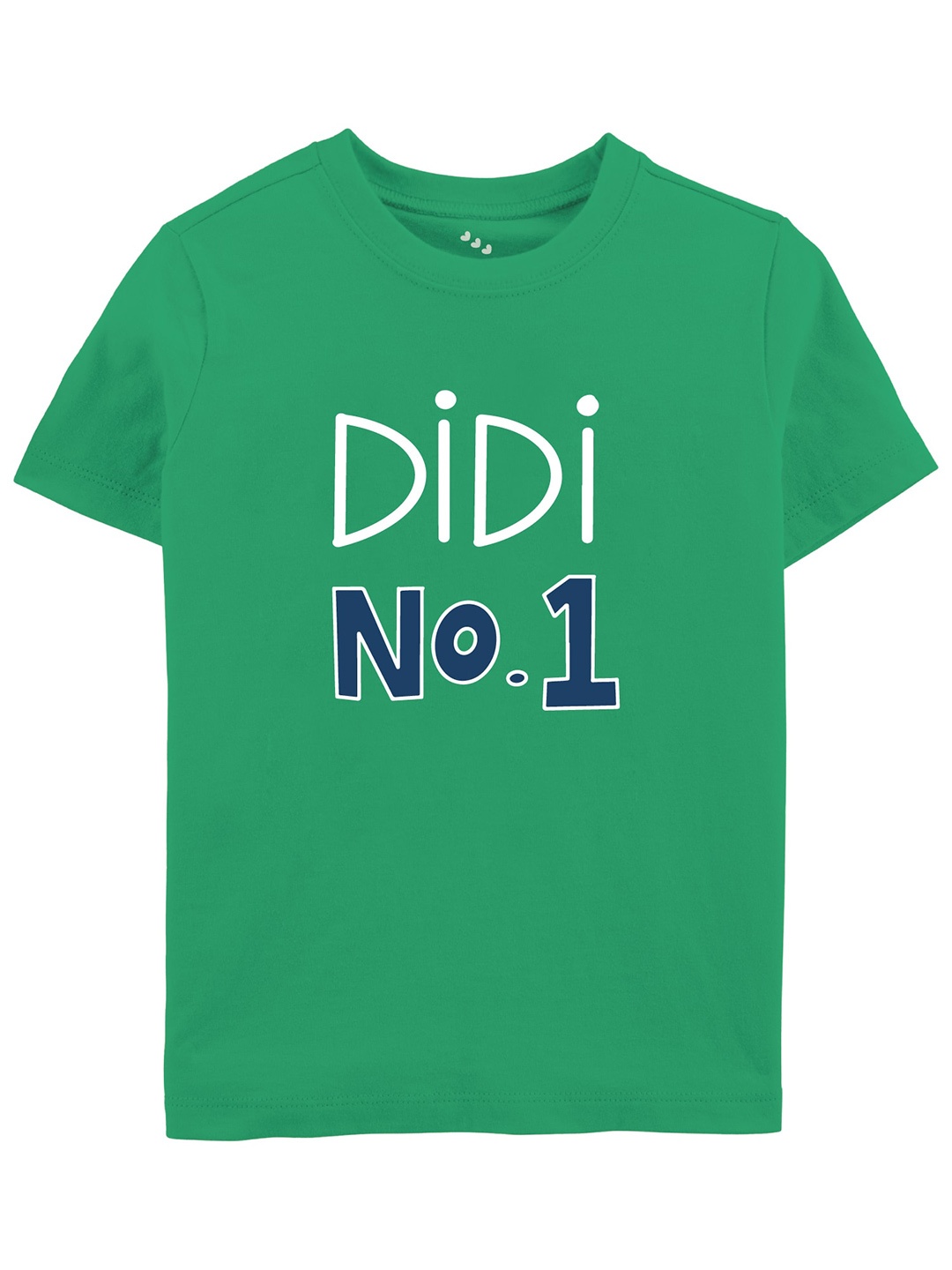 

Zeezeezoo Kids Typography Printed Pure Cotton T-shirt, Green