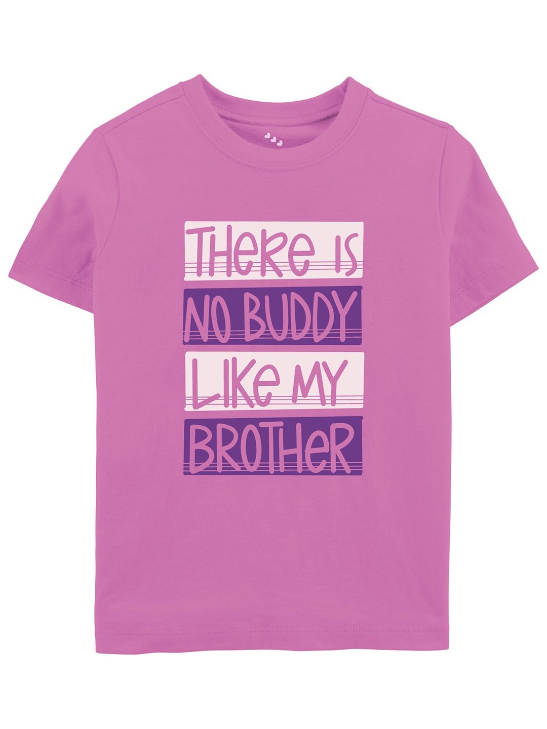 

Zeezeezoo Kids Typography Printed Pure Cotton T-shirt, Pink