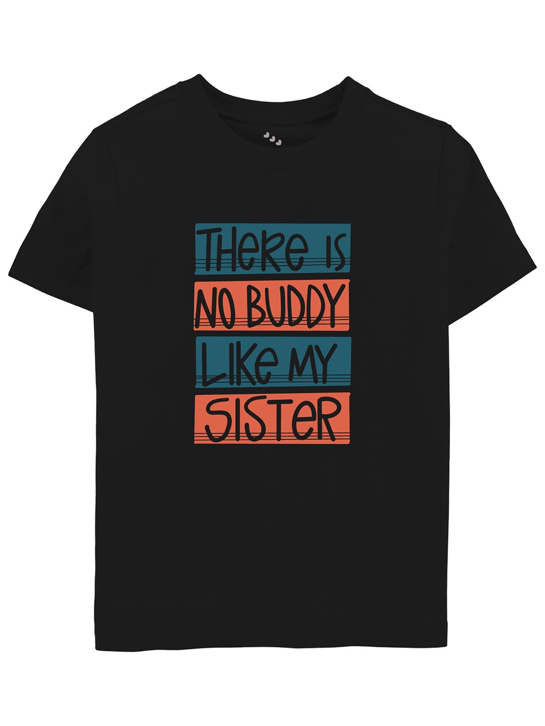 

Zeezeezoo Kids Typography Printed Pure Cotton T-shirt, Black