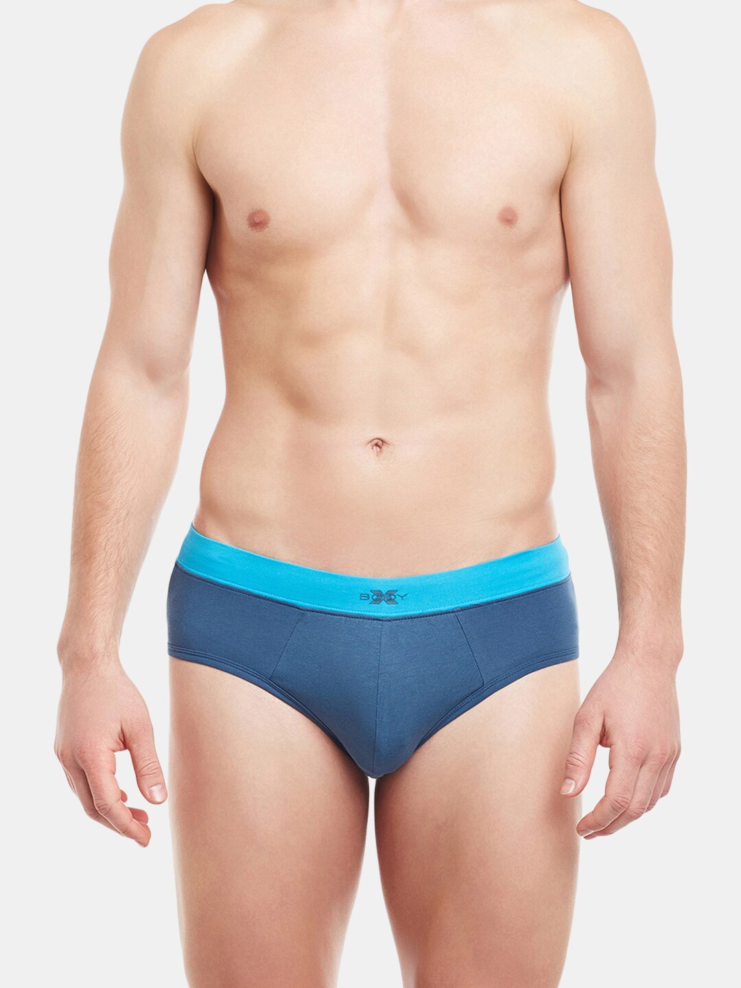 

BODYX Men Low-Rise Basic Briefs BX07B-INDIAN-TALE-S, Blue